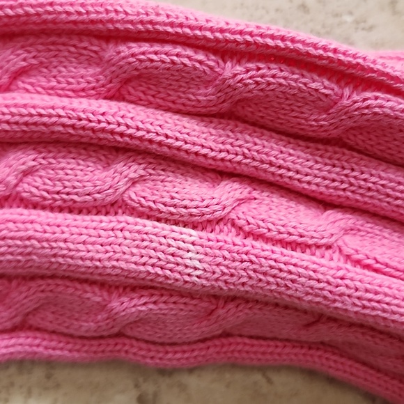 Lilly Pultizer Hot Pink Cable Knit Zip Up Hoodie Small - Picture 15 of 15